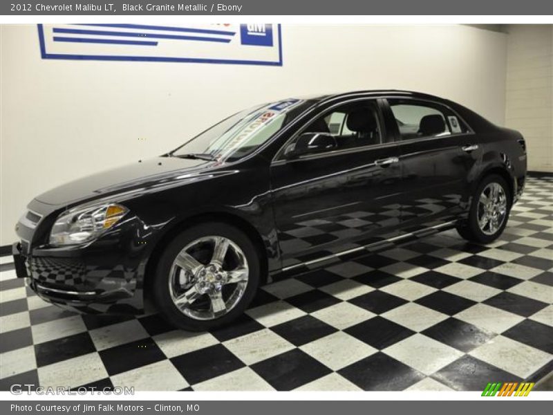 Black Granite Metallic / Ebony 2012 Chevrolet Malibu LT