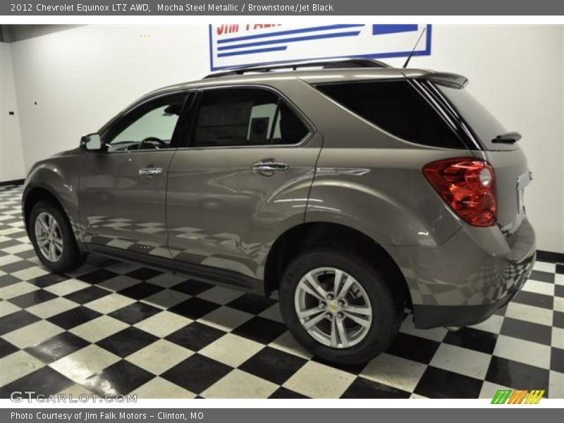 Mocha Steel Metallic / Brownstone/Jet Black 2012 Chevrolet Equinox LTZ AWD
