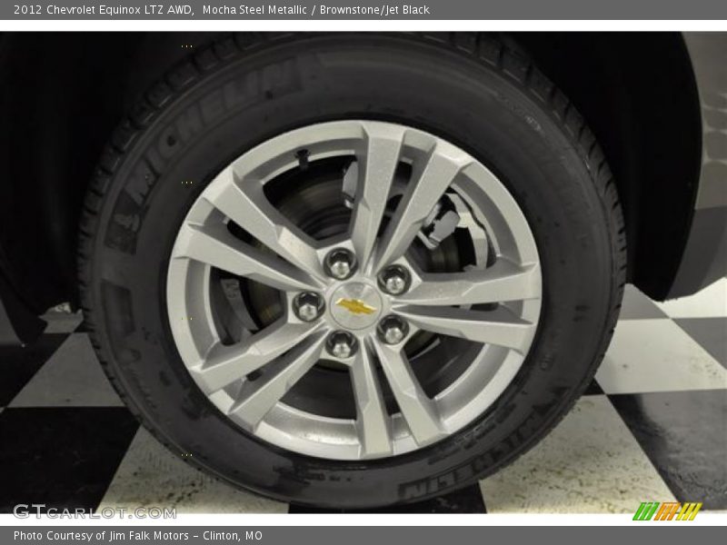 Mocha Steel Metallic / Brownstone/Jet Black 2012 Chevrolet Equinox LTZ AWD