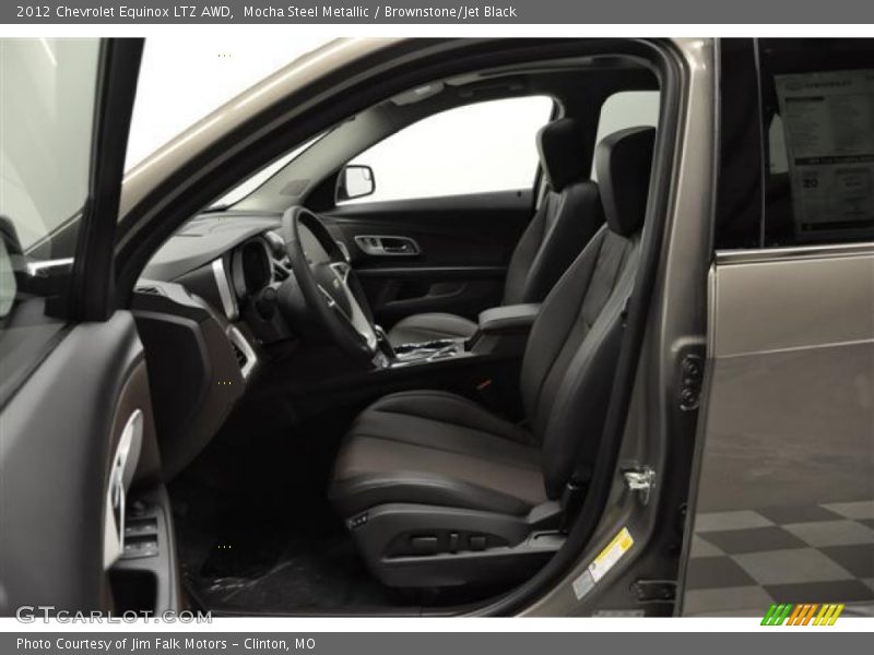 Mocha Steel Metallic / Brownstone/Jet Black 2012 Chevrolet Equinox LTZ AWD