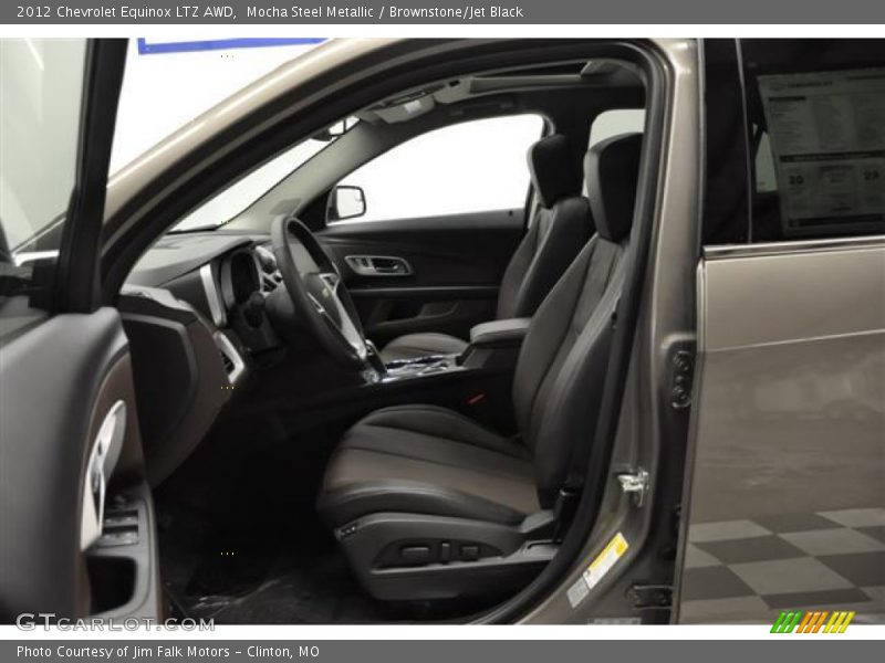 Mocha Steel Metallic / Brownstone/Jet Black 2012 Chevrolet Equinox LTZ AWD