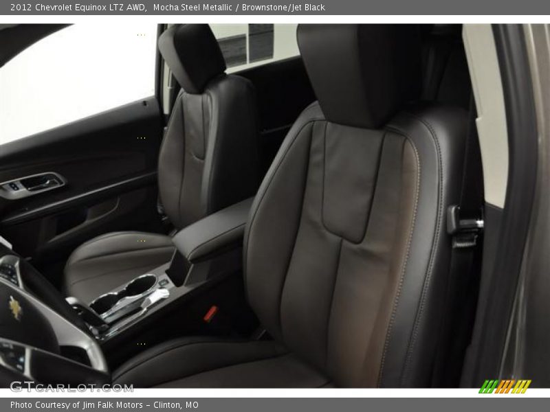 Mocha Steel Metallic / Brownstone/Jet Black 2012 Chevrolet Equinox LTZ AWD