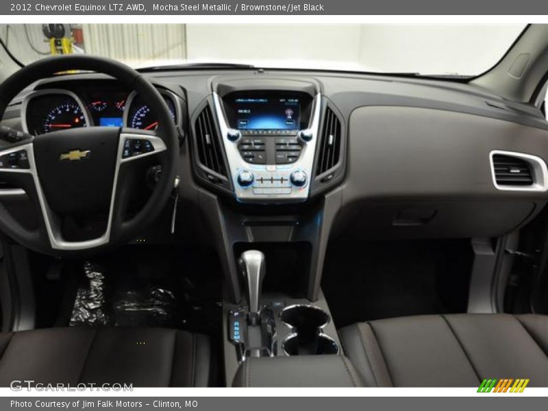 Mocha Steel Metallic / Brownstone/Jet Black 2012 Chevrolet Equinox LTZ AWD