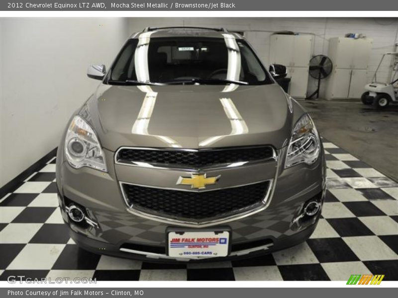 Mocha Steel Metallic / Brownstone/Jet Black 2012 Chevrolet Equinox LTZ AWD