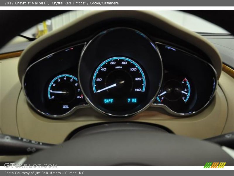 Crystal Red Tintcoat / Cocoa/Cashmere 2012 Chevrolet Malibu LT