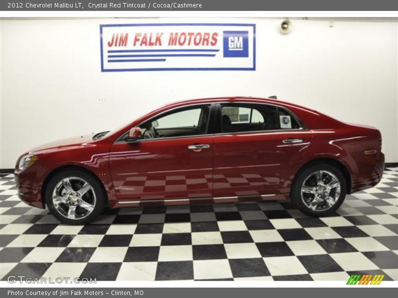 Crystal Red Tintcoat / Cocoa/Cashmere 2012 Chevrolet Malibu LT