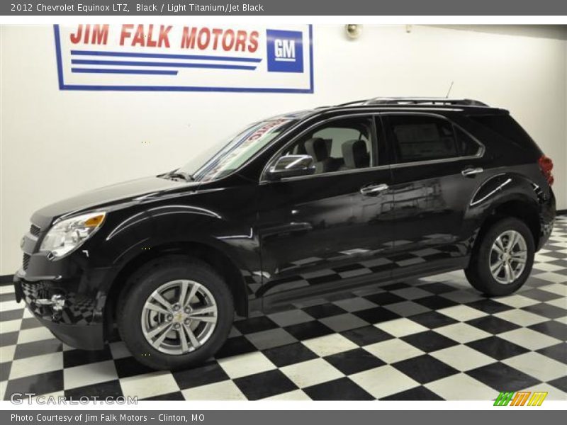 Black / Light Titanium/Jet Black 2012 Chevrolet Equinox LTZ