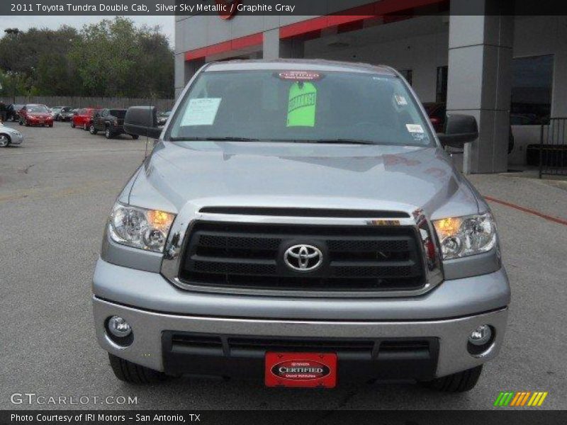 Silver Sky Metallic / Graphite Gray 2011 Toyota Tundra Double Cab