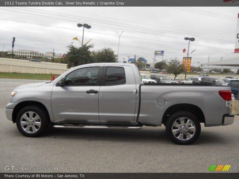 Silver Sky Metallic / Graphite Gray 2011 Toyota Tundra Double Cab