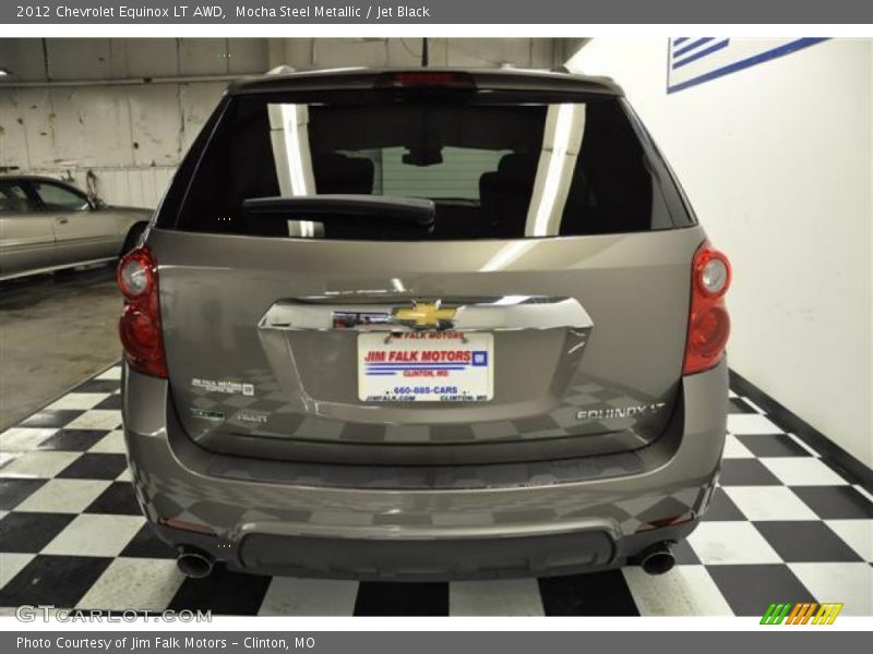 Mocha Steel Metallic / Jet Black 2012 Chevrolet Equinox LT AWD