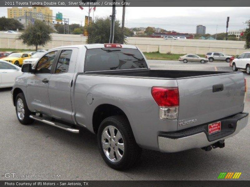 Silver Sky Metallic / Graphite Gray 2011 Toyota Tundra Double Cab