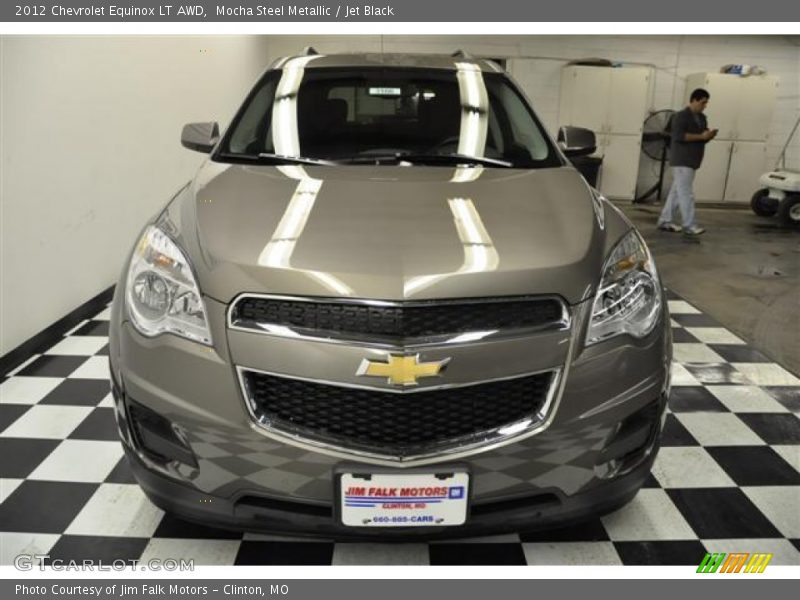 Mocha Steel Metallic / Jet Black 2012 Chevrolet Equinox LT AWD