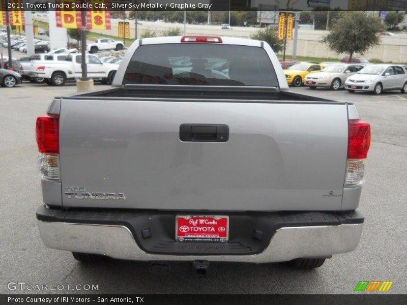 Silver Sky Metallic / Graphite Gray 2011 Toyota Tundra Double Cab