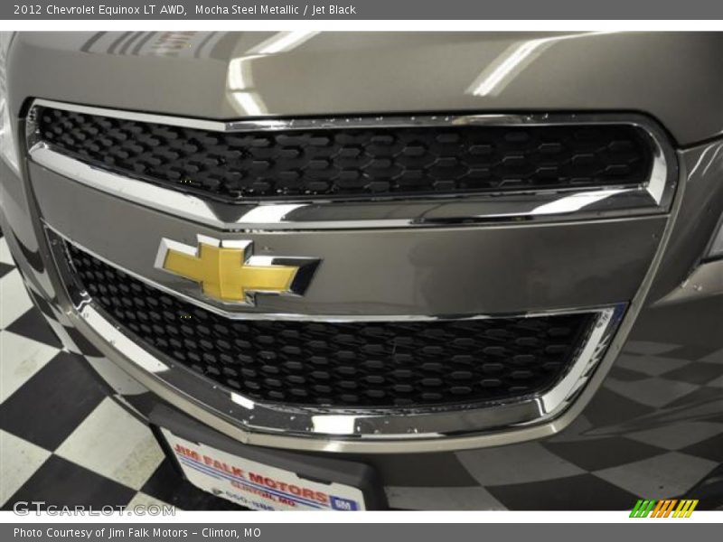 Mocha Steel Metallic / Jet Black 2012 Chevrolet Equinox LT AWD