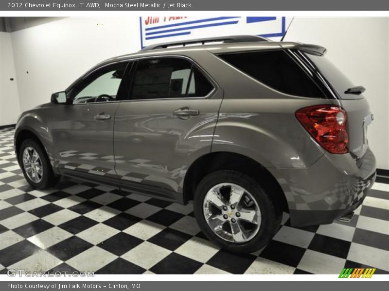 Mocha Steel Metallic / Jet Black 2012 Chevrolet Equinox LT AWD