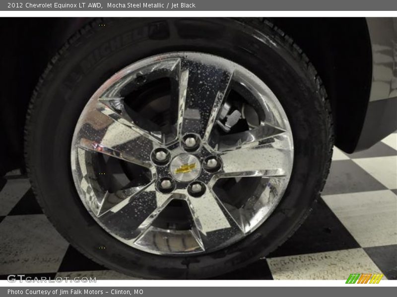 Mocha Steel Metallic / Jet Black 2012 Chevrolet Equinox LT AWD