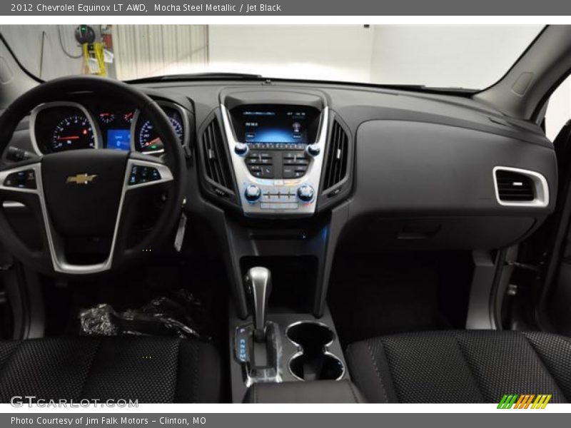 Mocha Steel Metallic / Jet Black 2012 Chevrolet Equinox LT AWD