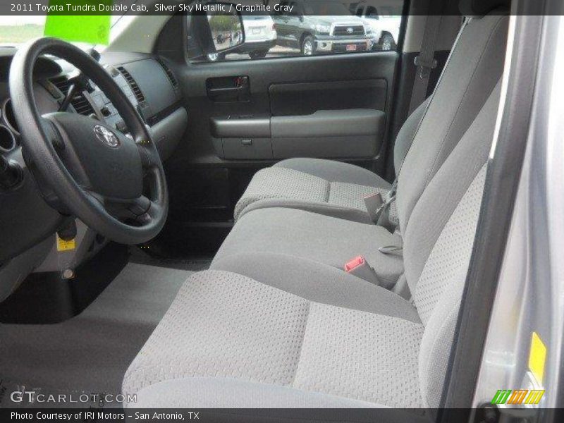 Silver Sky Metallic / Graphite Gray 2011 Toyota Tundra Double Cab