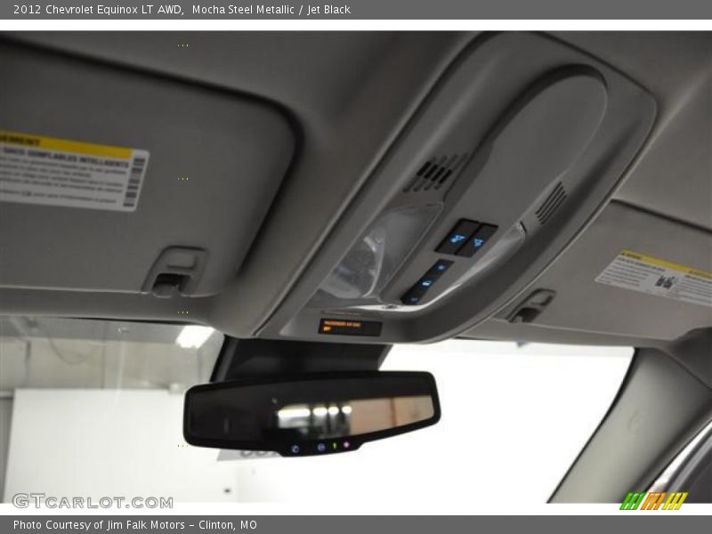 Mocha Steel Metallic / Jet Black 2012 Chevrolet Equinox LT AWD
