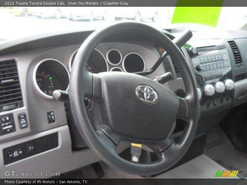 Silver Sky Metallic / Graphite Gray 2011 Toyota Tundra Double Cab