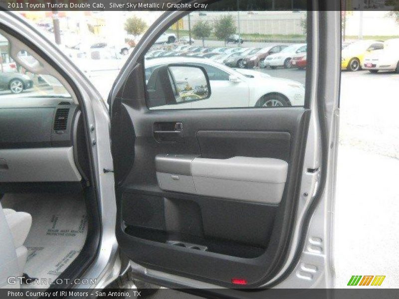 Silver Sky Metallic / Graphite Gray 2011 Toyota Tundra Double Cab