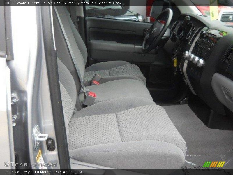 Silver Sky Metallic / Graphite Gray 2011 Toyota Tundra Double Cab