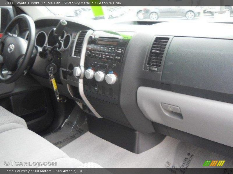 Silver Sky Metallic / Graphite Gray 2011 Toyota Tundra Double Cab