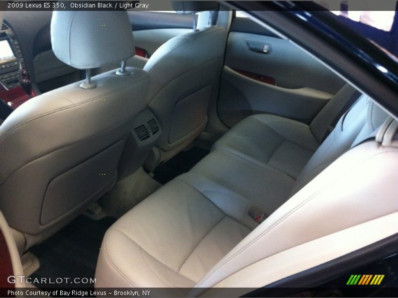 Obsidian Black / Light Gray 2009 Lexus ES 350