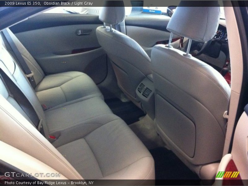 Obsidian Black / Light Gray 2009 Lexus ES 350