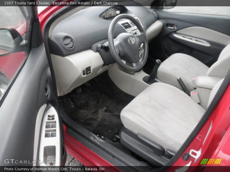 Barcelona Red Metallic / Dark Charcoal 2007 Toyota Yaris S Sedan