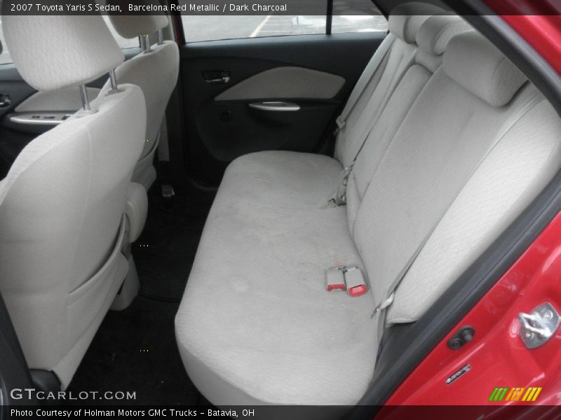 Barcelona Red Metallic / Dark Charcoal 2007 Toyota Yaris S Sedan