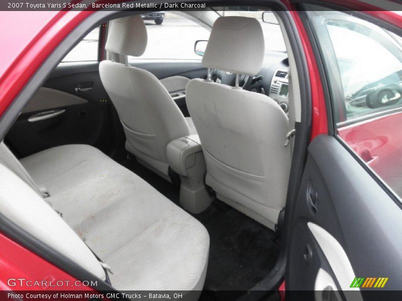 Barcelona Red Metallic / Dark Charcoal 2007 Toyota Yaris S Sedan