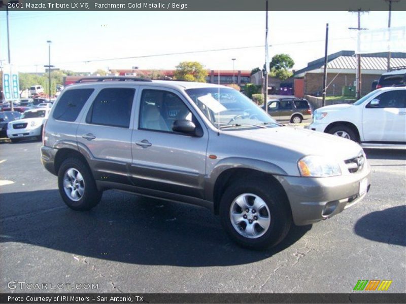 Parchment Gold Metallic / Beige 2001 Mazda Tribute LX V6
