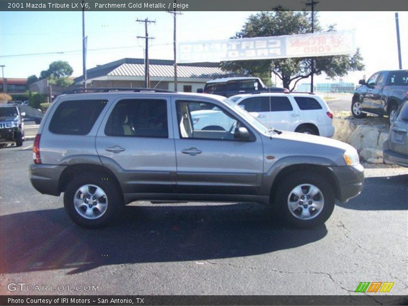 Parchment Gold Metallic / Beige 2001 Mazda Tribute LX V6