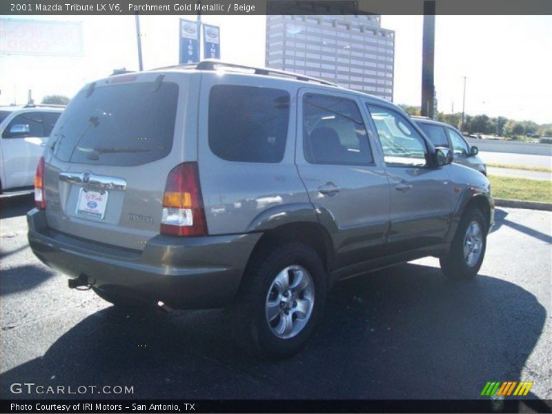 Parchment Gold Metallic / Beige 2001 Mazda Tribute LX V6