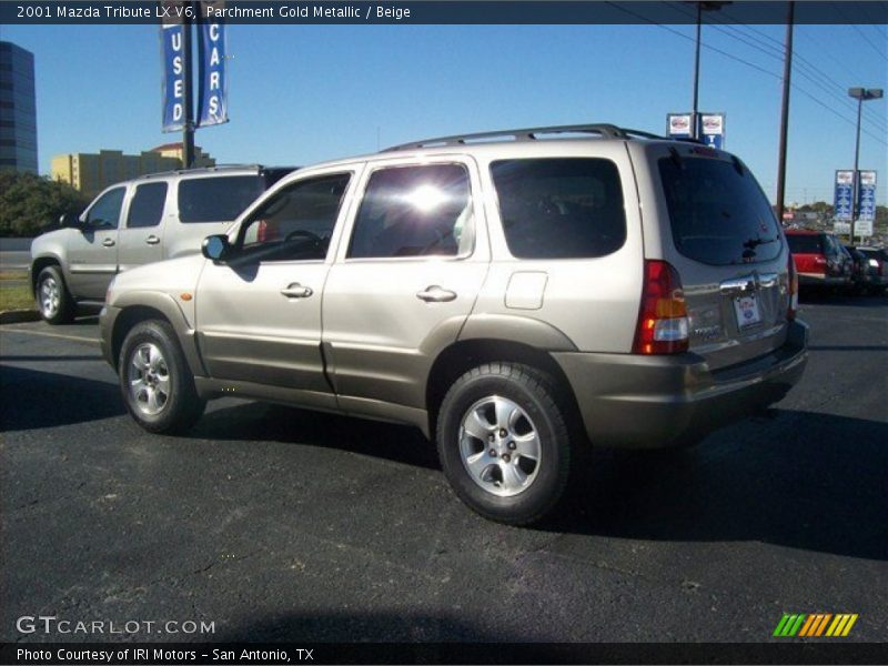Parchment Gold Metallic / Beige 2001 Mazda Tribute LX V6