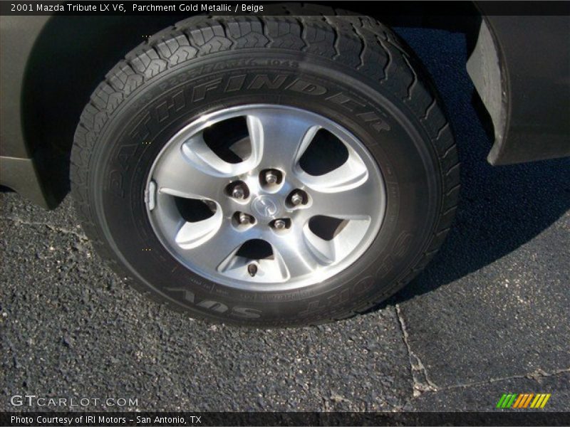 Parchment Gold Metallic / Beige 2001 Mazda Tribute LX V6
