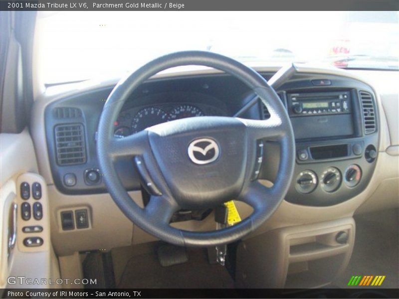 Parchment Gold Metallic / Beige 2001 Mazda Tribute LX V6