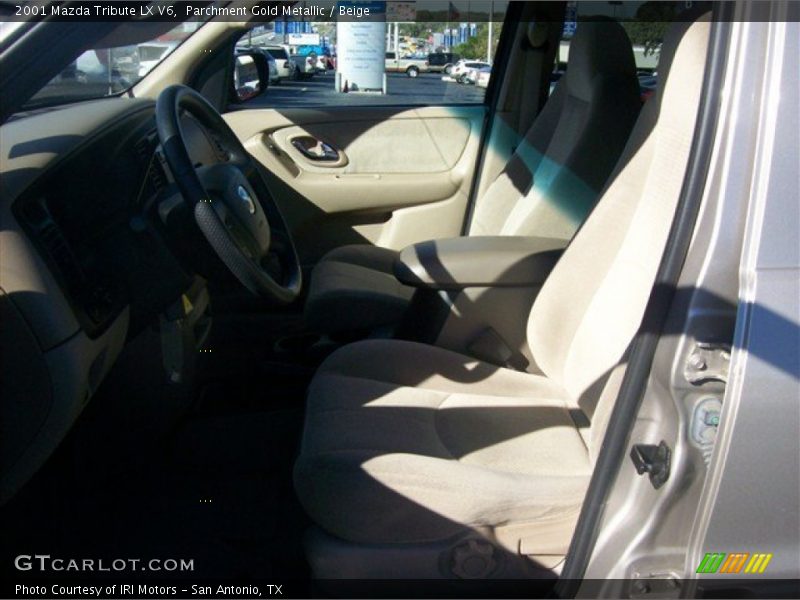 Parchment Gold Metallic / Beige 2001 Mazda Tribute LX V6