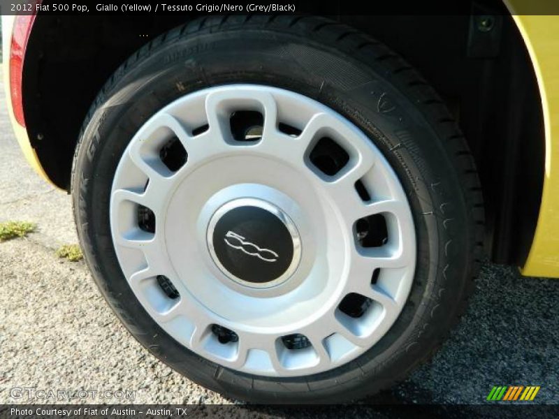 Giallo (Yellow) / Tessuto Grigio/Nero (Grey/Black) 2012 Fiat 500 Pop