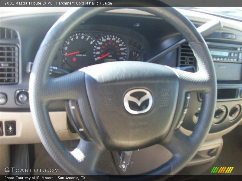 Parchment Gold Metallic / Beige 2001 Mazda Tribute LX V6