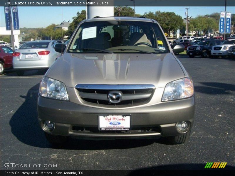 Parchment Gold Metallic / Beige 2001 Mazda Tribute LX V6