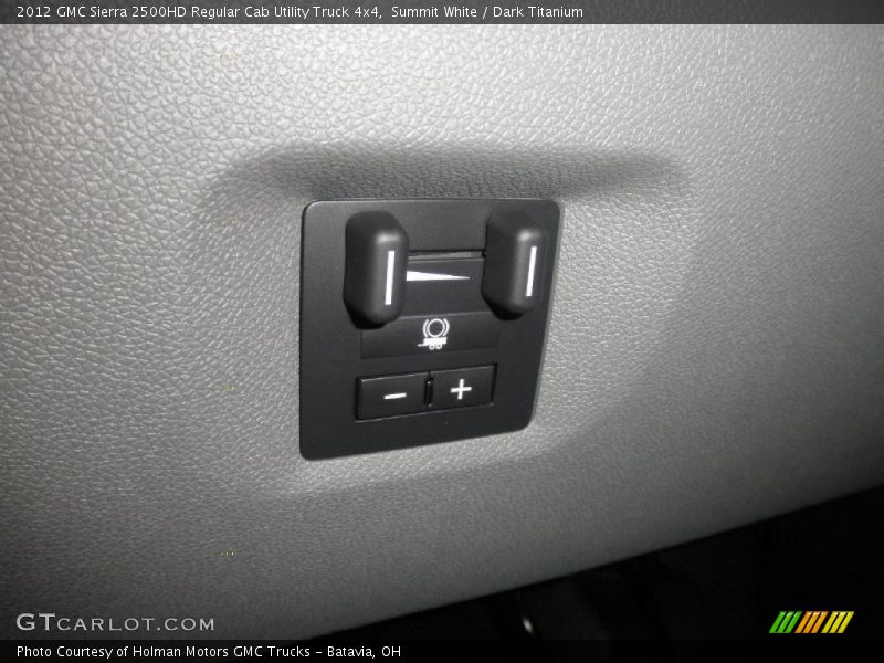 Summit White / Dark Titanium 2012 GMC Sierra 2500HD Regular Cab Utility Truck 4x4