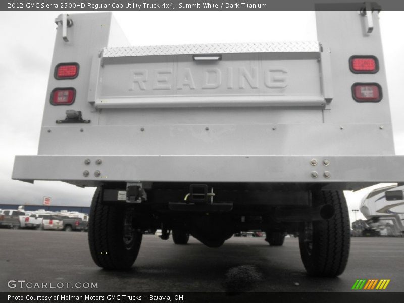 Summit White / Dark Titanium 2012 GMC Sierra 2500HD Regular Cab Utility Truck 4x4