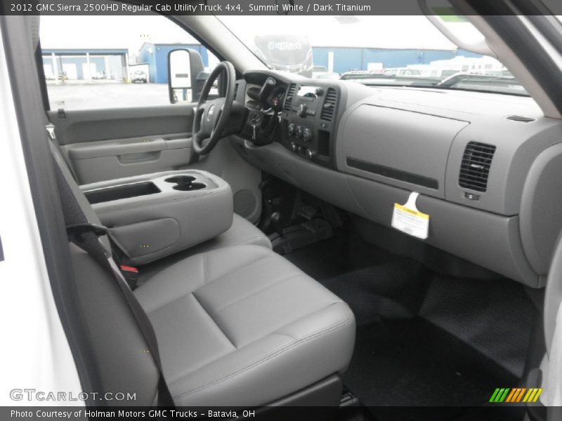 Summit White / Dark Titanium 2012 GMC Sierra 2500HD Regular Cab Utility Truck 4x4