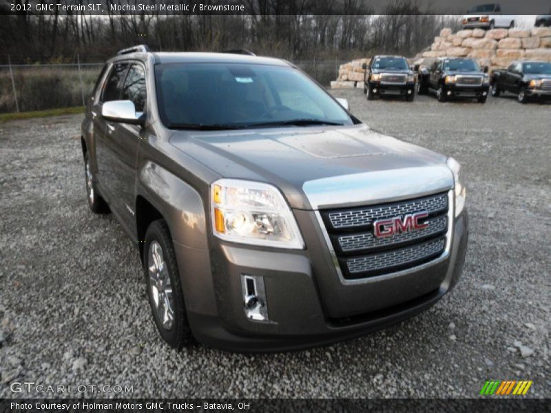 Mocha Steel Metallic / Brownstone 2012 GMC Terrain SLT