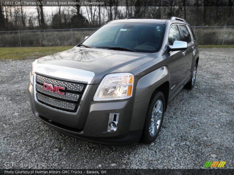 Mocha Steel Metallic / Brownstone 2012 GMC Terrain SLT