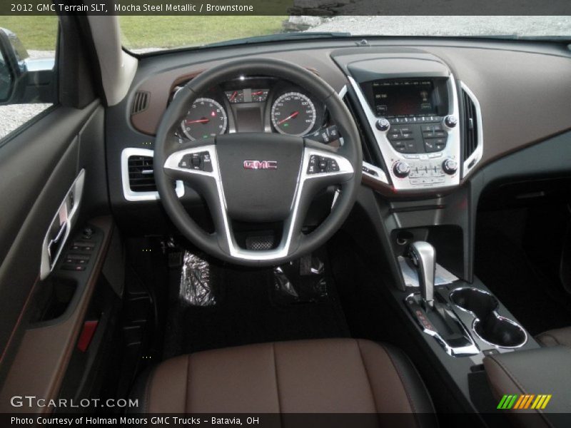 Mocha Steel Metallic / Brownstone 2012 GMC Terrain SLT