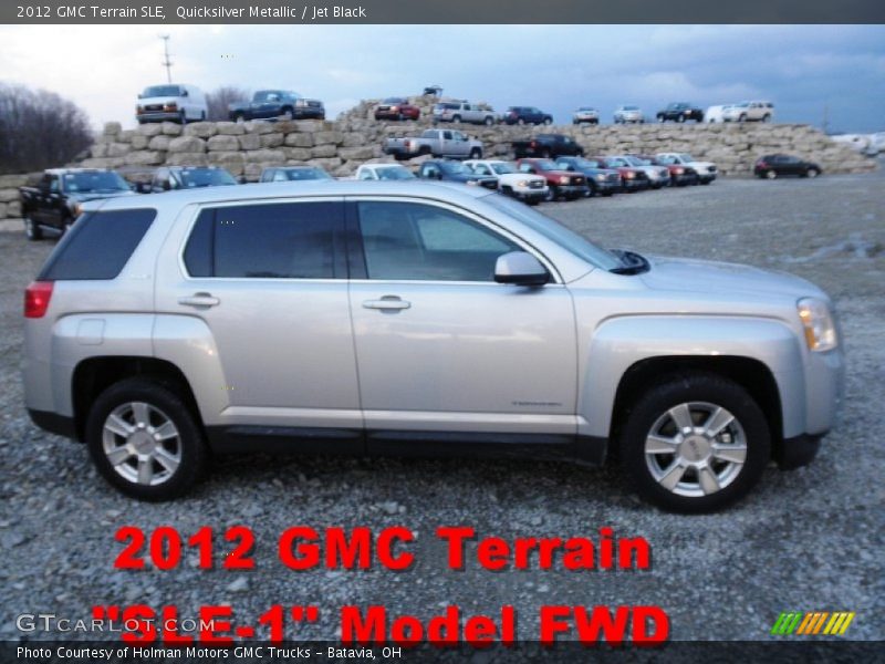 Quicksilver Metallic / Jet Black 2012 GMC Terrain SLE