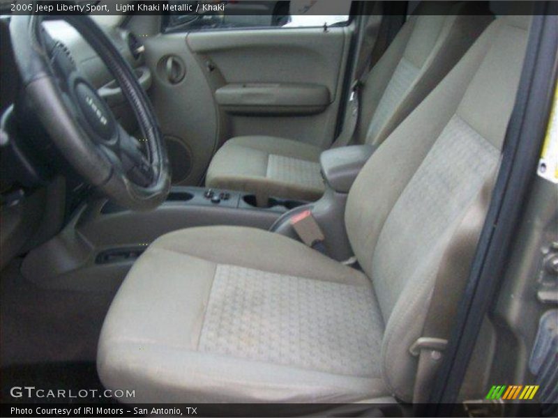 Light Khaki Metallic / Khaki 2006 Jeep Liberty Sport